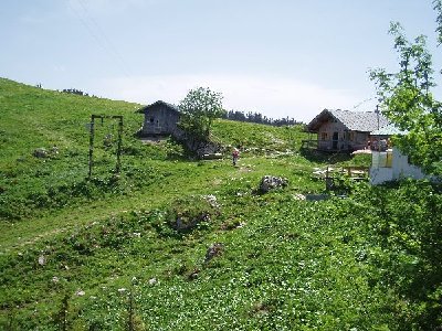 Bergstation der Materialseilbahn zur Roßkopfhütte