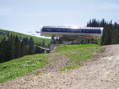 Bergstation der neuen Stümpflingbahn