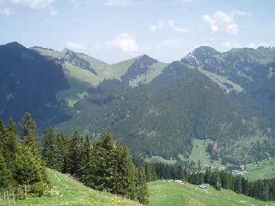 schöner Blick zum Taubensteingebiet