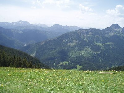 Blick nach Süd-Süd-west (Nordkette war auch sichtbar)
