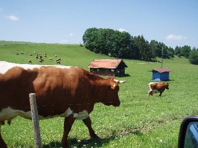 Talstation der 2 Seilifte im größeren Haus links