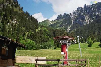 Übungslifte unterhalb Tegelberg