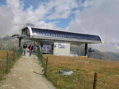 Die Bergstation des Matterhorn-Express auf Schwarzsee