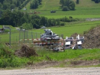 Erste Eilbahnteile sind bereits angeliefert