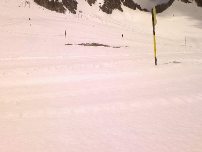 Felsen am Ausstieg Rotadl......erst seid einem Jahr!!!!!