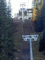 Blick zur Bergstation