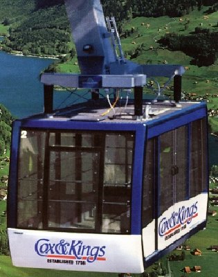 Kabinen mit neuen Logos (Fotomonatge)