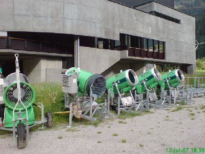 Am Ahorn wird ja heuer kräftig in die Beschneiung investiert