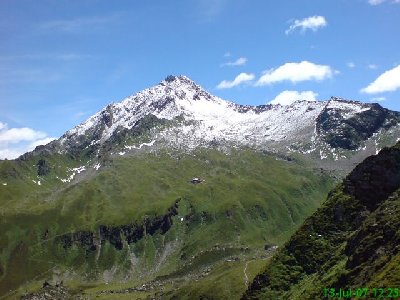 der Ahorn und die Edelhütte - vom Filzenkogel aus gesehen
