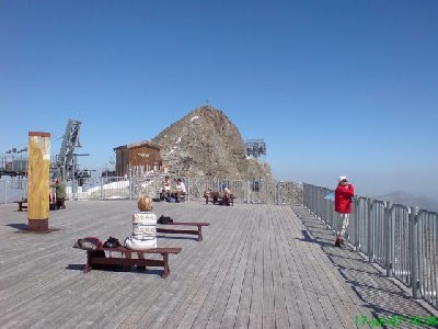 morgens war die Panoramaterasse noch leer