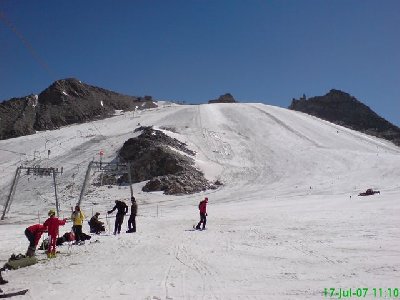Pisten bei der Gefrorenen Wand