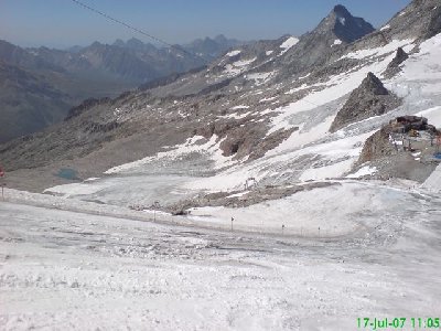 Blick Richtung Schlegeis-Piste