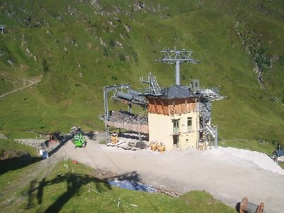 die alte Winkelstation der Pendelbahn