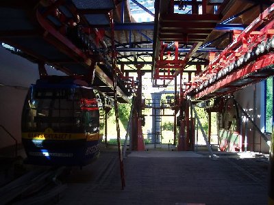 Innenansicht des Funitels