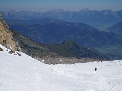 Blick auf die Schmittenhöhe  bei Zell am See