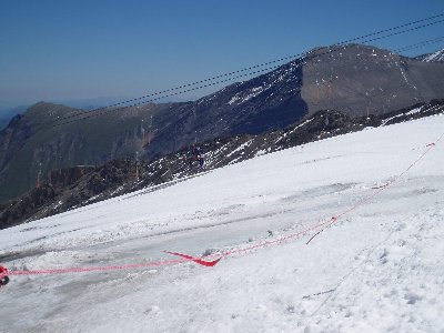 gegen Nachmittag schmolz das Eis und der Schnee dann mehr und mehr dahin