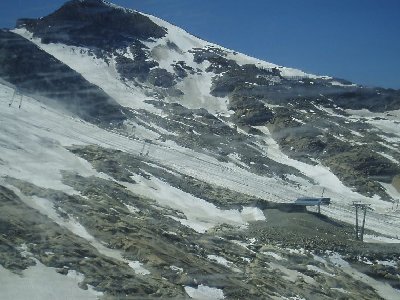 Auch ein ziemlich trauriges Bild vom Kitzsteinhorn