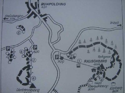 auf dieser Karte iss neben den beiden Großschigebieten NR. 5 als Maiergschwendlift ( 140 m H.U.) und Nr. 6 als Weingartenlift mit 200 m H.U. eingezeichnet  die beiden kleinen sind nicht näher beschrieben