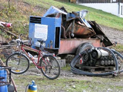 das Radl gehört mir und nicht zum Reiserlift