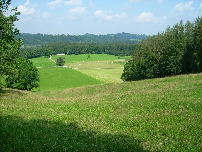 Hier verlief irgendwo vmtl. der Lift am Kalvarienberg
