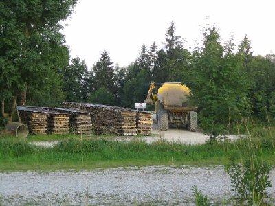 Bau am Speicherteich