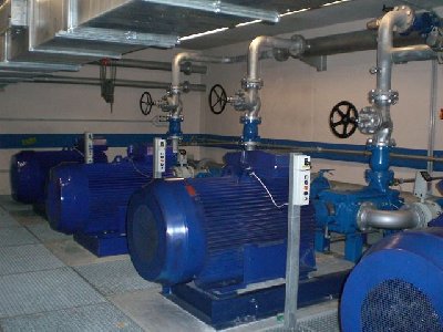 pumpstation signal mit 4 pumpen