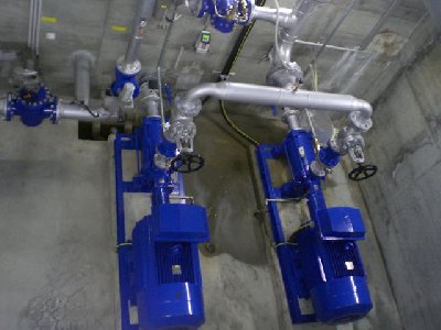 pumpen in der pumpstation FIS-(hang).