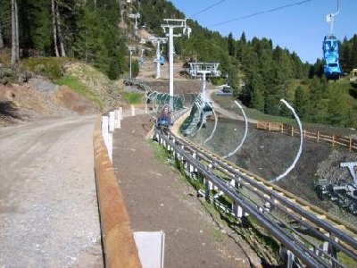 Fahrt im Bereich Talstation