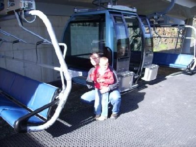 Abfahrt mit der Kombibahn