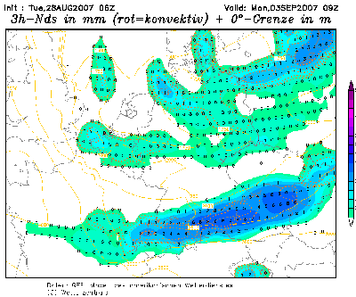 Genügend Niederschlag.