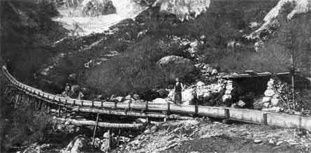 die hÃ¶lzernen Eisrutschen