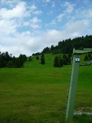 Sonnenhanglift hinter Unterjoch