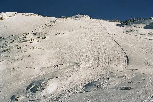 9. 11. 2004 - trotzdem war der obere Bereich immer noch steinig !!