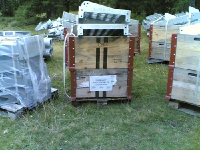 Oben, auf der Familienabfahrt lagen auch eine Menge Teile