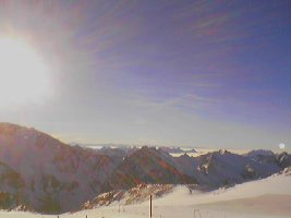 wolkenmeer am horizont