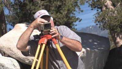 Vermessungsarbeiten.