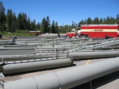 Masten der abgebauten DSB &amp;quot;Olympic&amp;quot;.