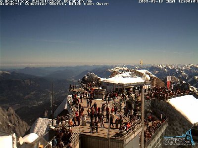 Während sich am Gipfel die Massen tummeln...