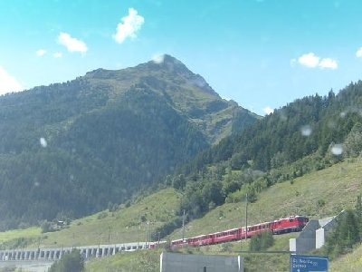 Und die berühmte Rhätische Bahn ist auch &amp;quot;Zu Wag&amp;quot;