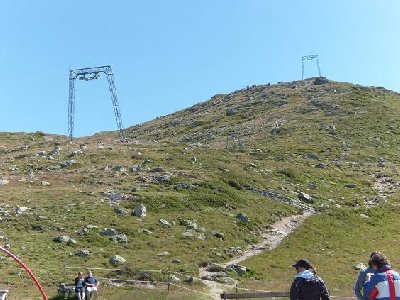 Der alte außer betrieb gesetzte Sl auf Muottas M.