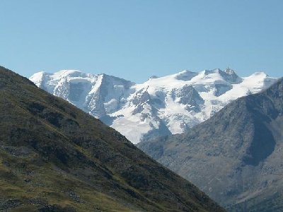 da luagt ja schon der piz Palü hervor