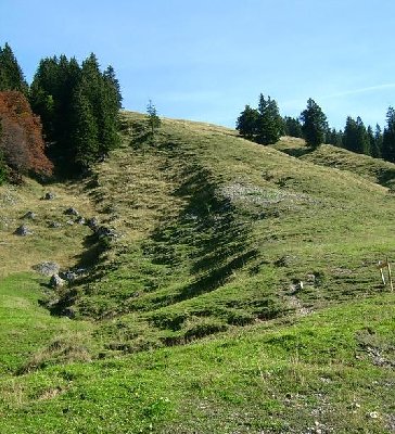 Trasse von Talstation aus