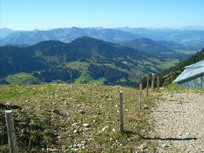 Hier stand ungefährt wohl die Bergstation