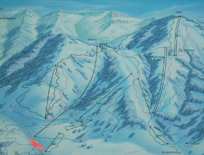 Skiarena Steibis mit allen LSAP-Liften