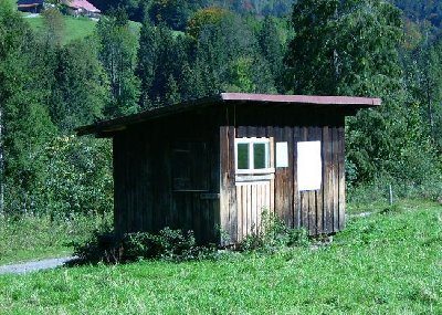 Hier startete der Hausberglift lt. Kompasskarte