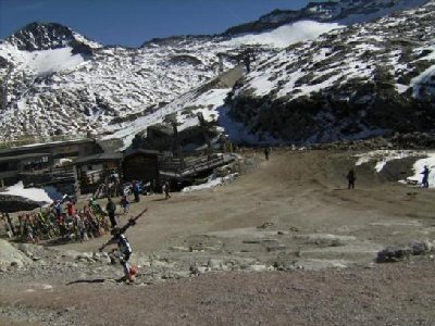 leider kein Schnee --&amp;gt; laufen zum GB3