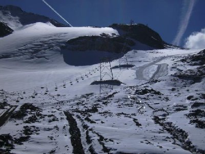 Gerölllandschaft unterhalb der 2SB Gefrorenen Wand 3a