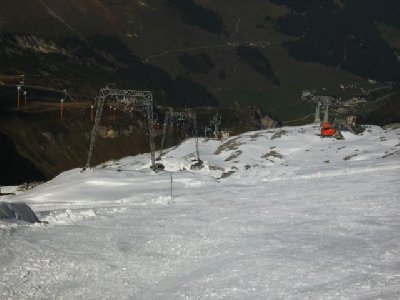 Blick zur Talstation des Kaserer 2