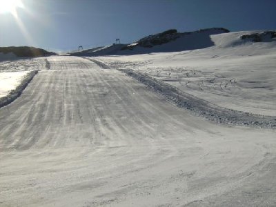 geile Pisten am Kaserer am Morgen