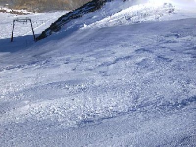 ruppige erste 50m am Kaserer 1 am Morgen